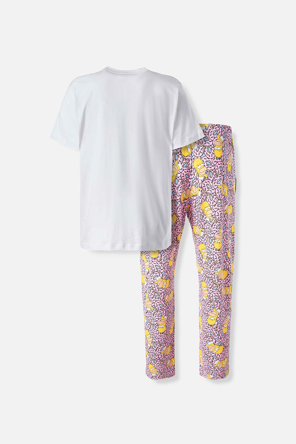 PIJAMA DE LOS SIMPSONS CON PANTALON LARGO PARA HOMBRE