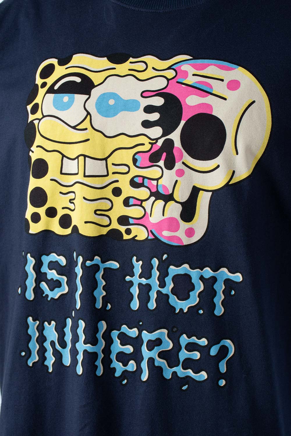 CAMISETA DE BOB ESPONJA OVERSIZED FIT PARA HOMBRE