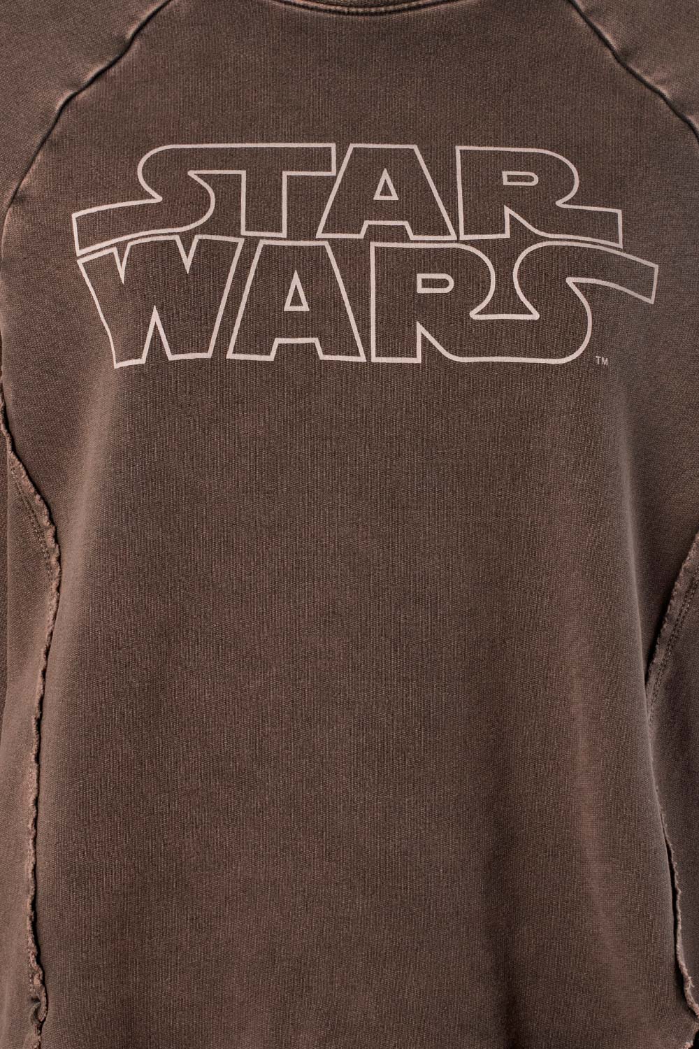BUZO DE STAR WARS CERRADO CAFE PARA MUJER
