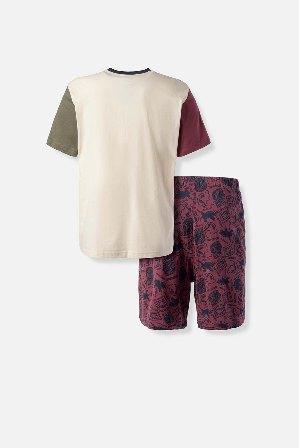 PIJAMA DE HARRY POTTER CON PANTALON CORTO PARA HOMBRE
