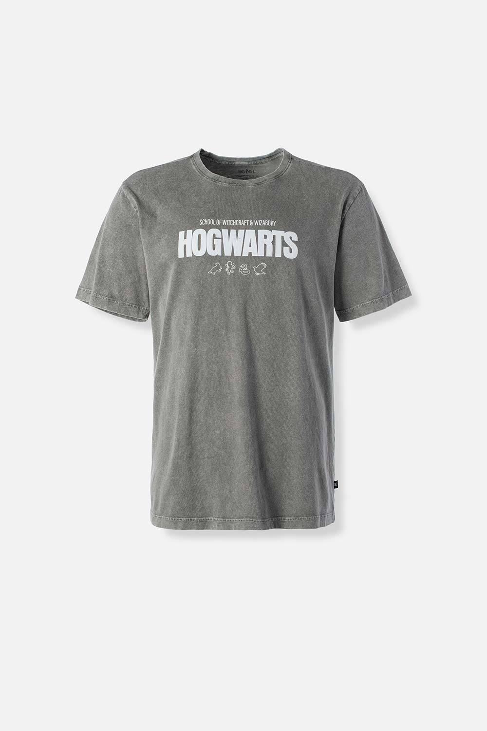 CAMISETA DE HARRY POTTER GRIS REGULAR FIT PARA HOMBRE