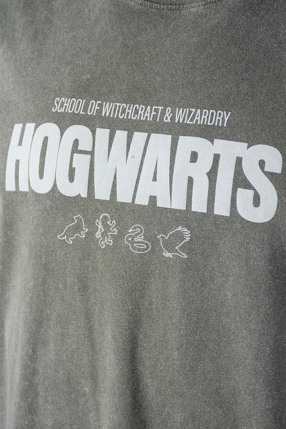 CAMISETA DE HARRY POTTER GRIS REGULAR FIT PARA HOMBRE