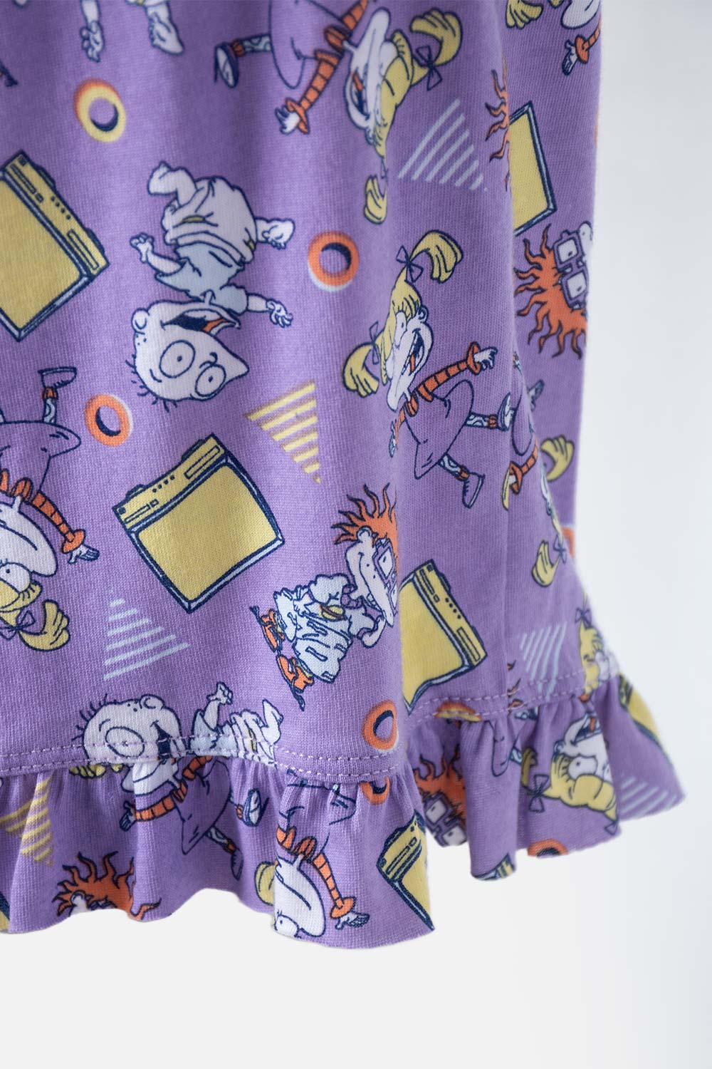 PIJAMA DE RUGRATS CON SHORT PARA MUJER
