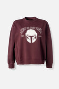 BUZO DE MANDALORIAN REGULAR FIT CERRADO PARA MUJER
