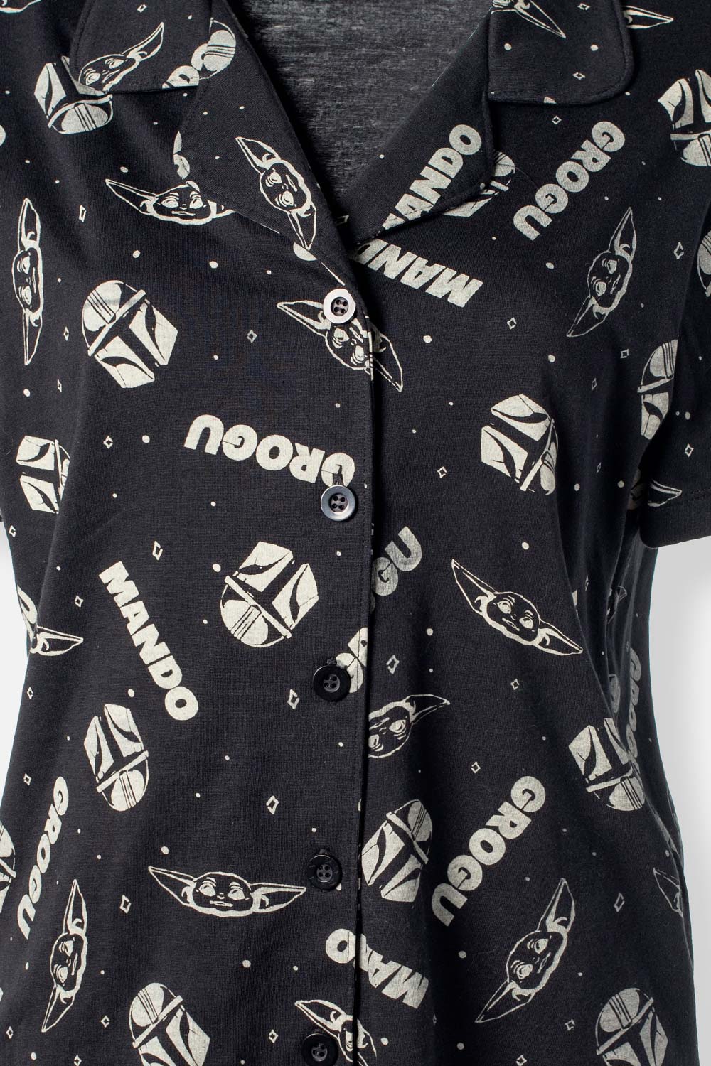 PIJAMA DE MANDALORIAN CON PANTALON LARGO PARA MUJER