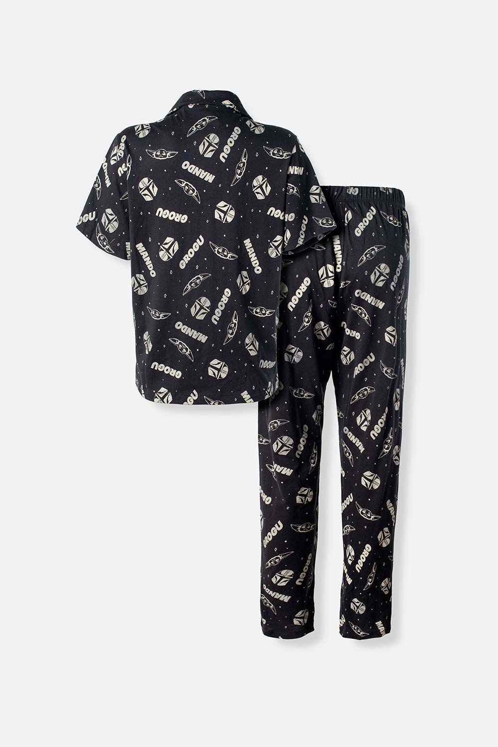 PIJAMA DE MANDALORIAN CON PANTALON LARGO PARA MUJER