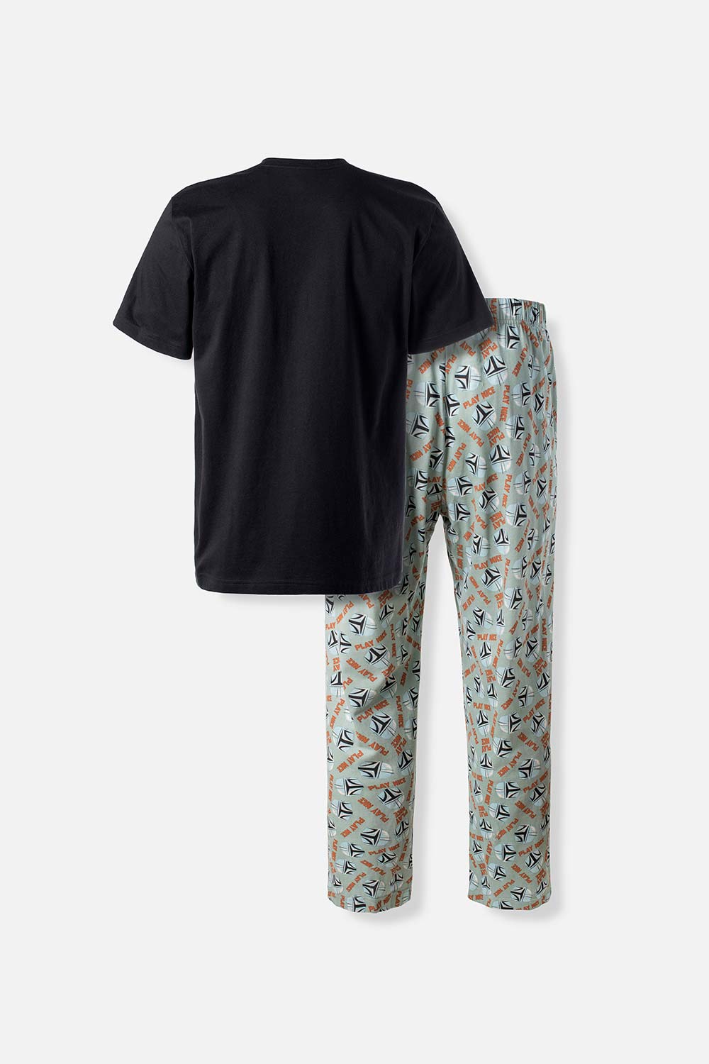 PIJAMA DE MANDALORIAN CON PANTALON LARGO PARA HOMBRE