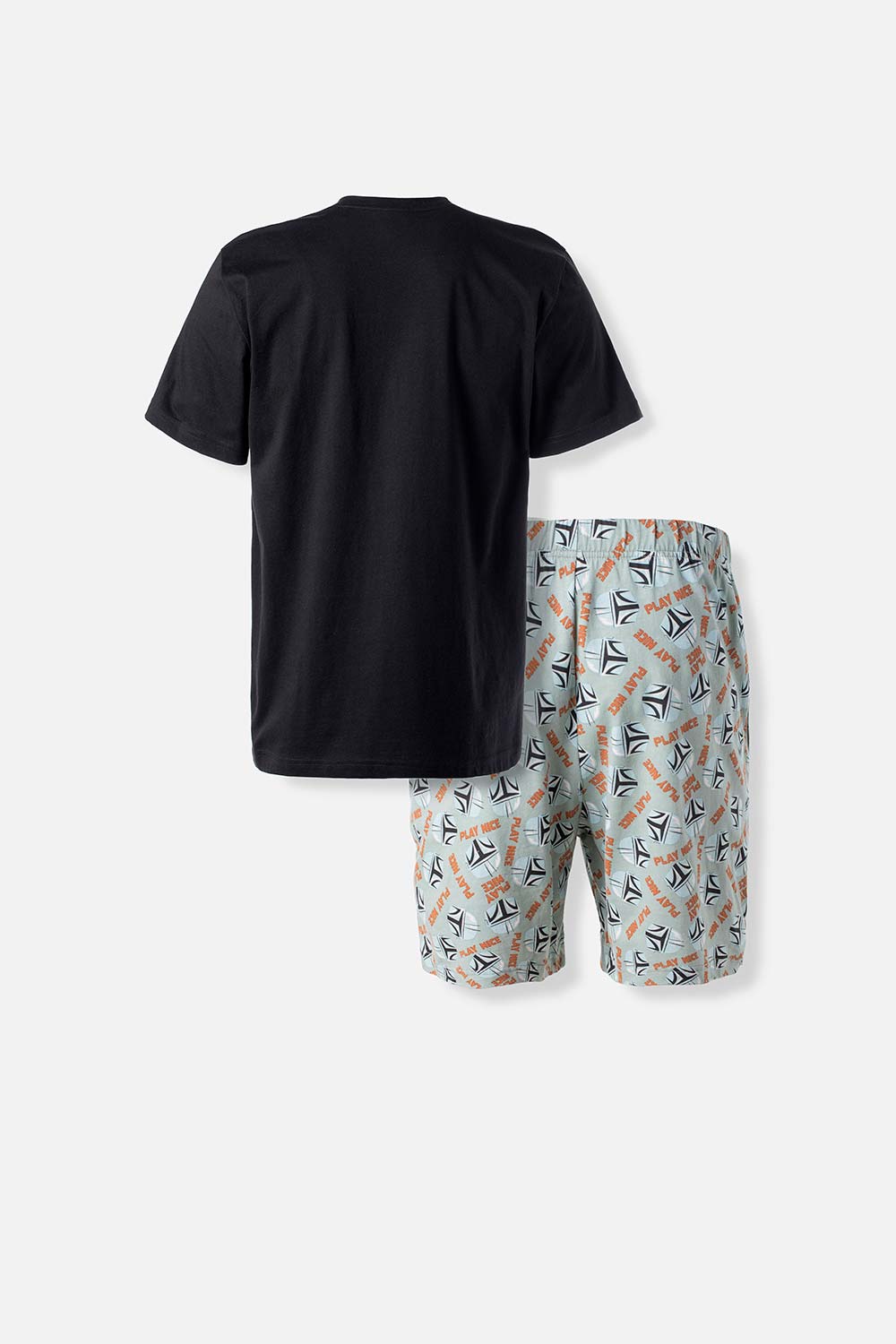 PIJAMA DE MANDALORIAN CON PANTALON CORTO PARA HOMBRE