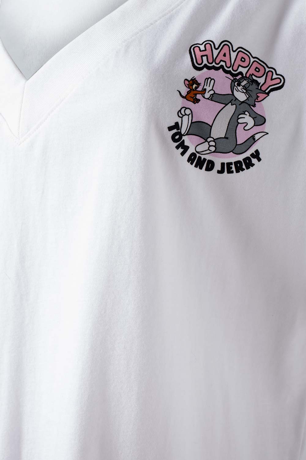CAMISETA DE TOM Y JERRY RELAX FIT PARA MUJER