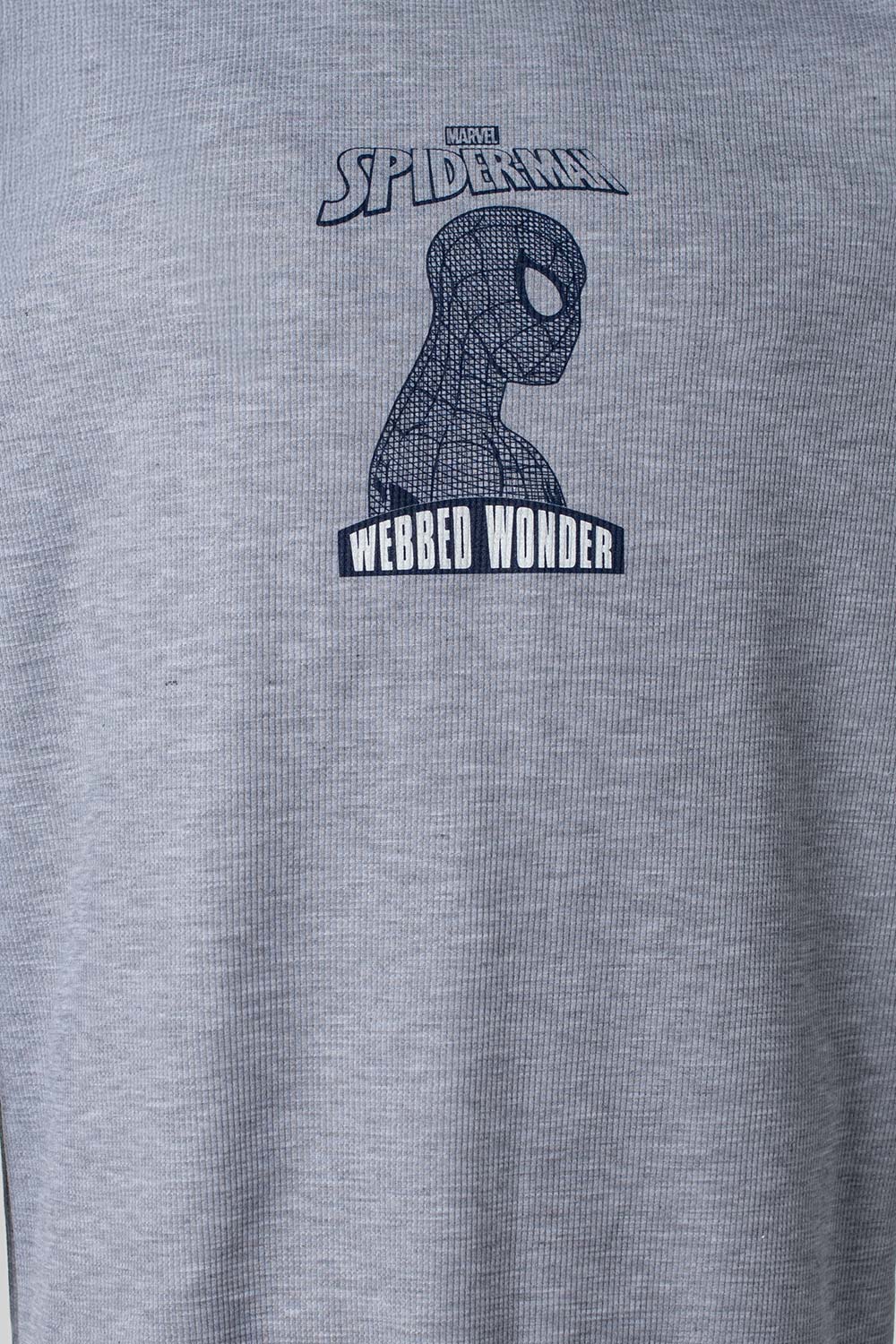 PIJAMA DE SPIDERMAN CON PANTALON LARGO PARA HOMBRE