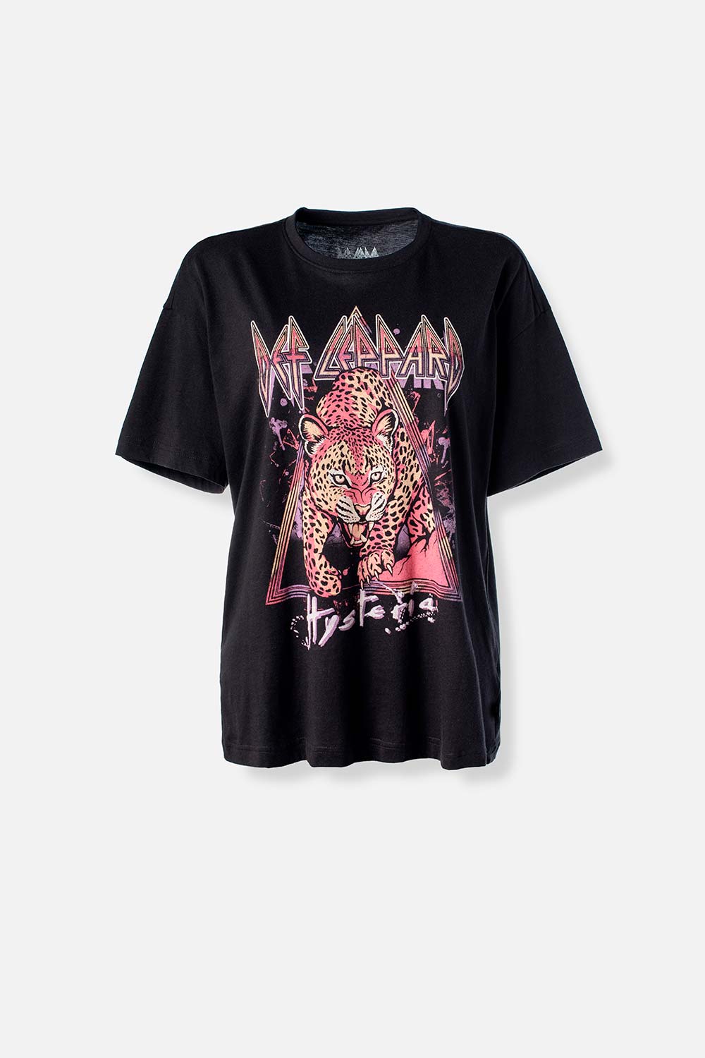 CAMISETA DE DEF LEPPARD RELAX FIT PARA MUJER