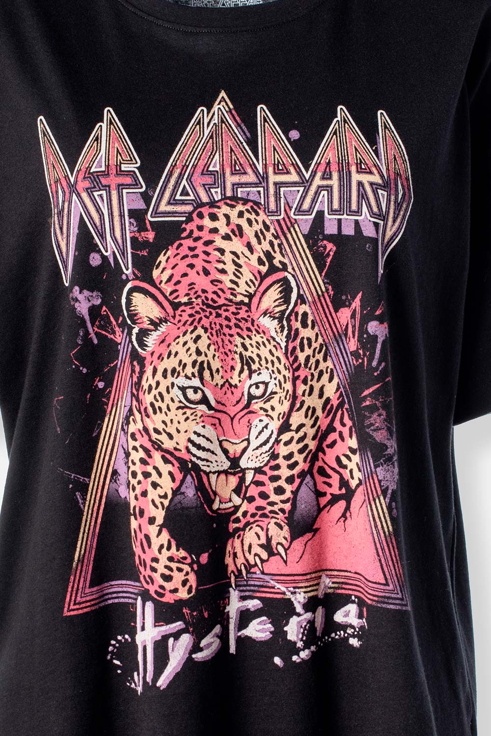 CAMISETA DE DEF LEPPARD RELAX FIT PARA MUJER