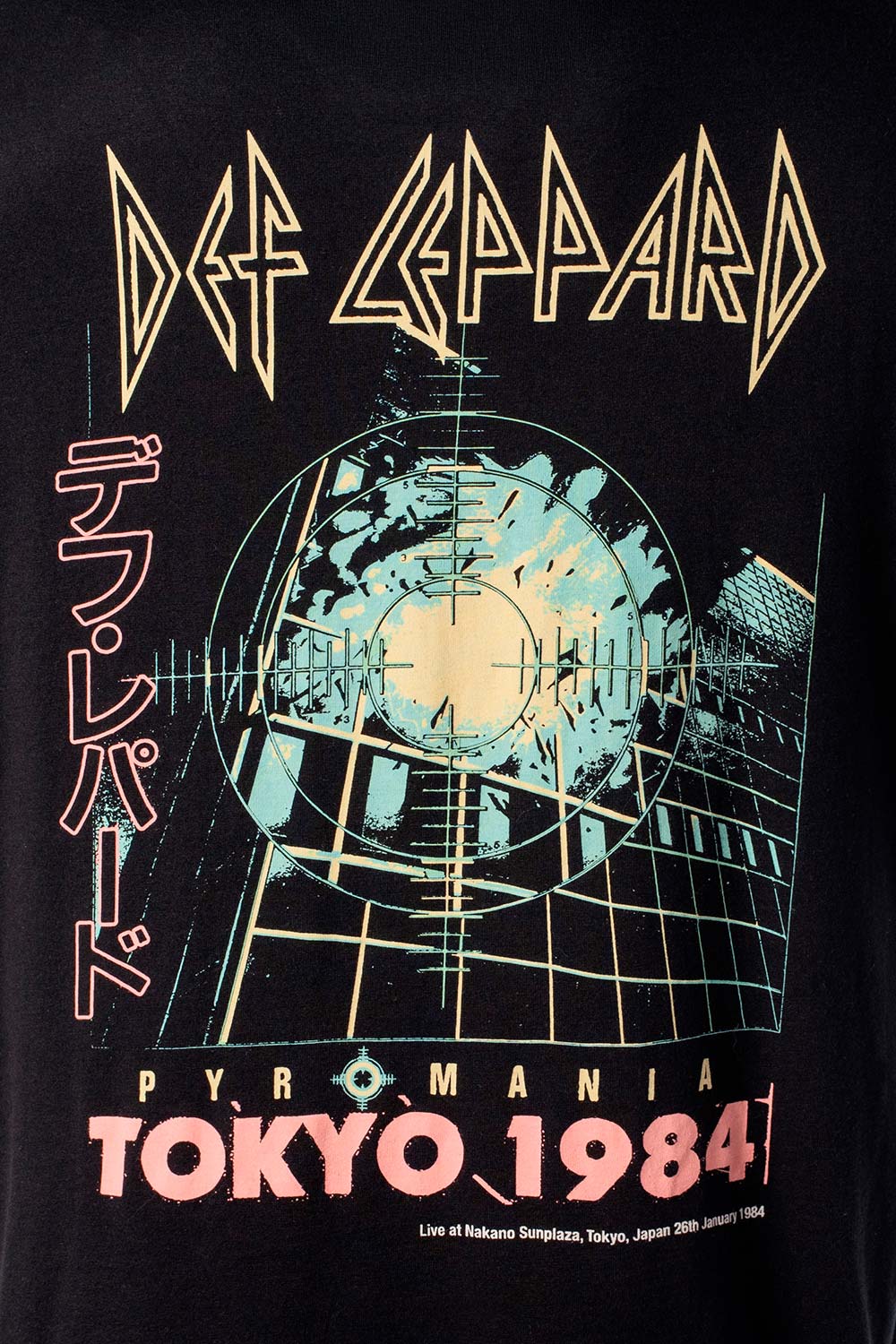 CAMISETA DE DEF LEPPARD RELAX FIT PARA HOMBRE