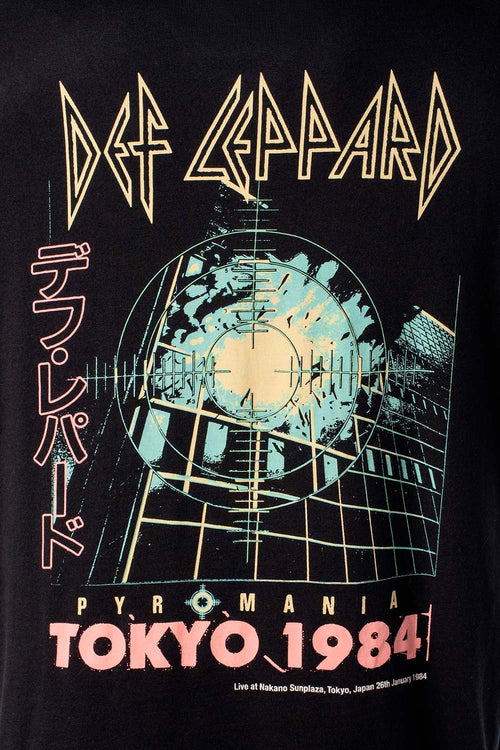 CAMISETA DE DEF LEPPARD RELAX FIT PARA HOMBRE