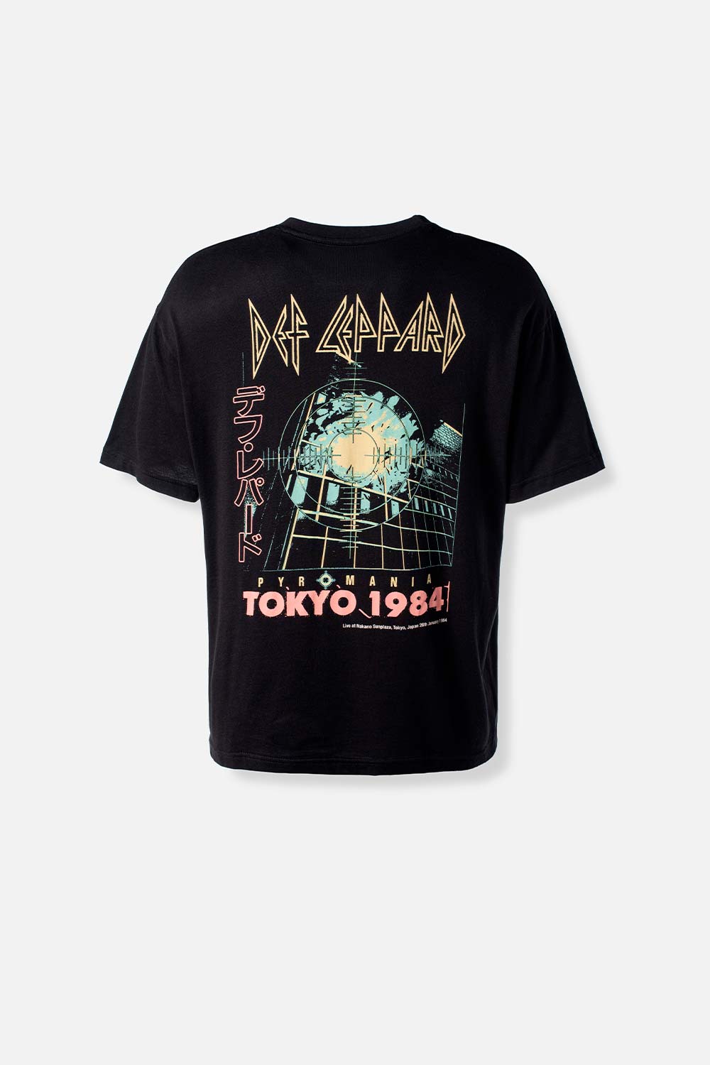 CAMISETA DE DEF LEPPARD RELAX FIT PARA HOMBRE