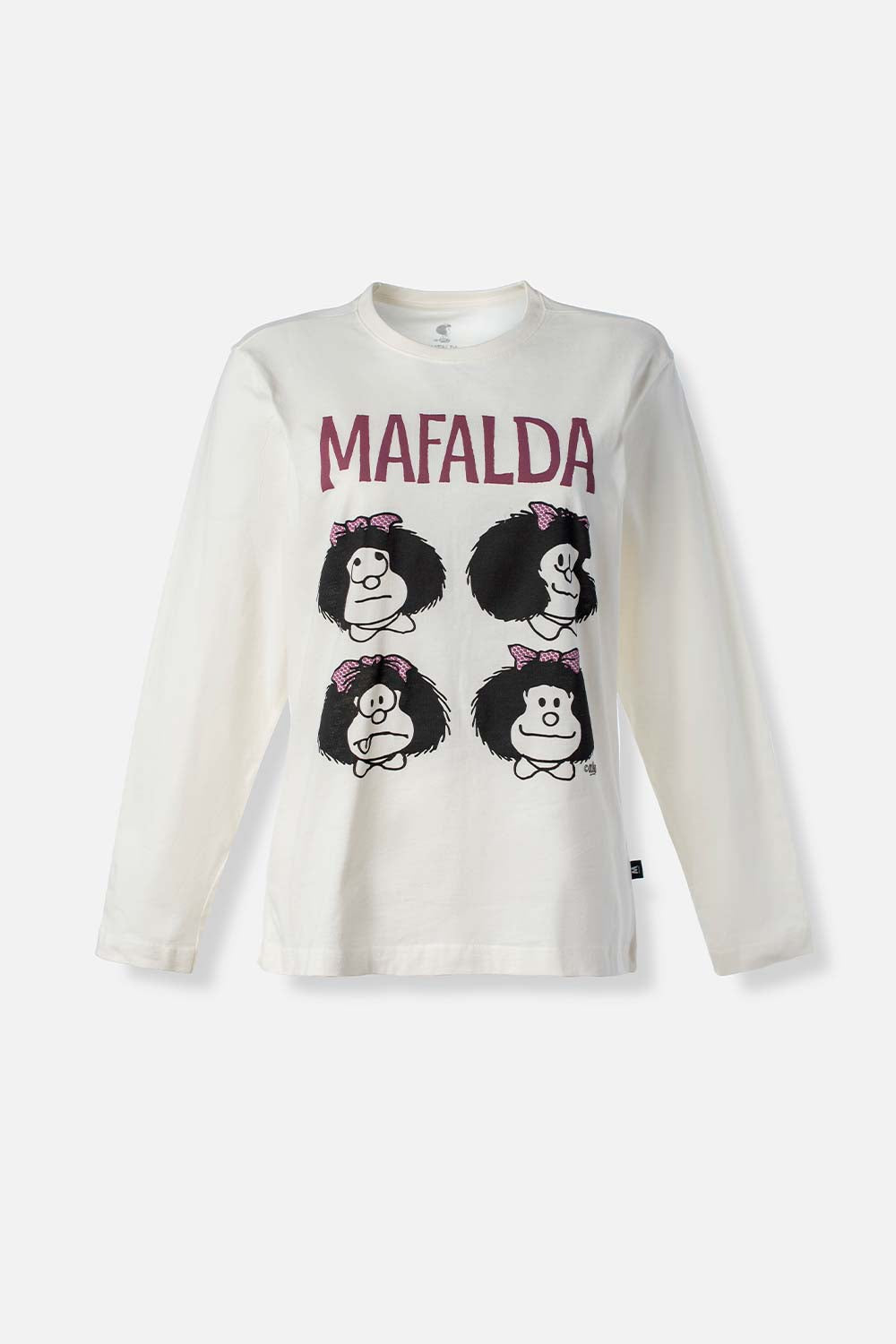 CAMISETA DE MAFALDA REGULAR FIT PARA MUJER
