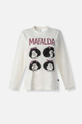 CAMISETA DE MAFALDA REGULAR FIT PARA MUJER