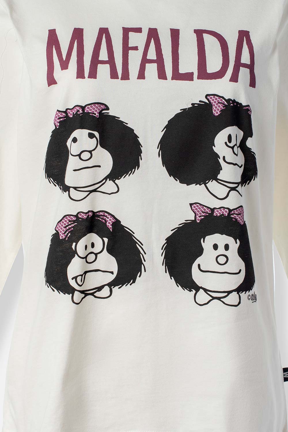 CAMISETA DE MAFALDA REGULAR FIT PARA MUJER