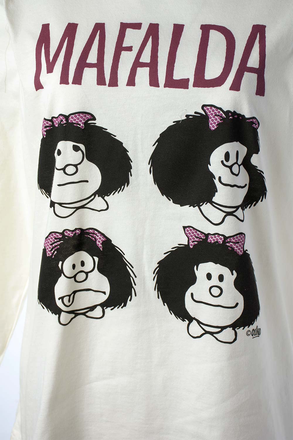 CAMISETA DE MAFALDA REGULAR FIT PARA MUJER