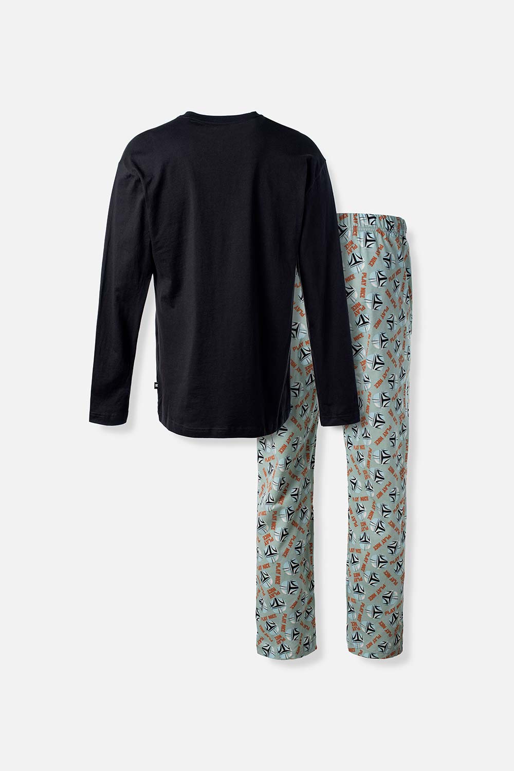PIJAMA DE MANDALORIAN CON PANTALON Y BUZO LARGO PARA HOMBRE