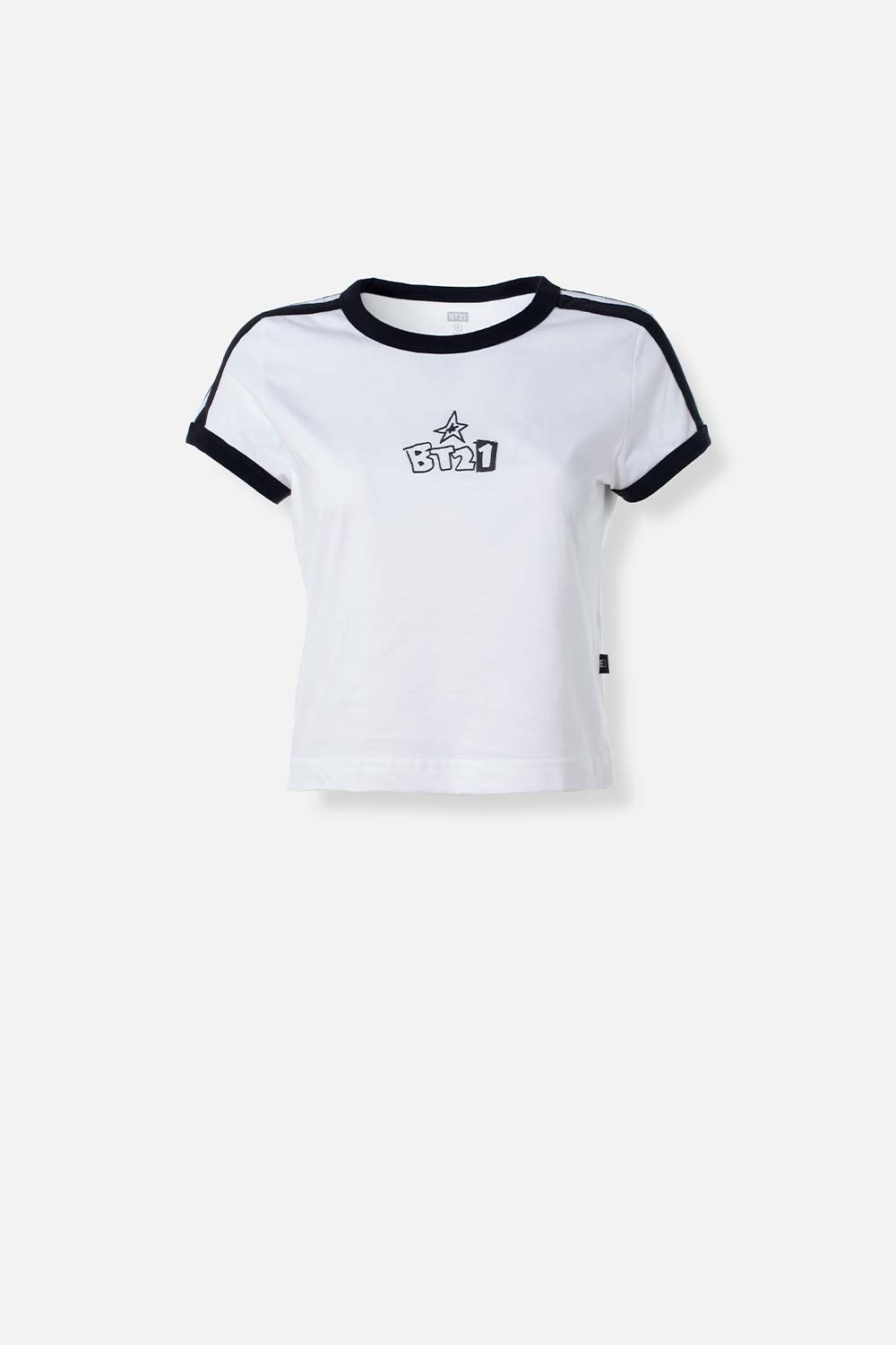 CAMISETA DE BT21 CROP TOP FIT PARA MUJER