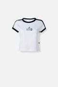CAMISETA DE BT21 CROP TOP FIT PARA MUJER