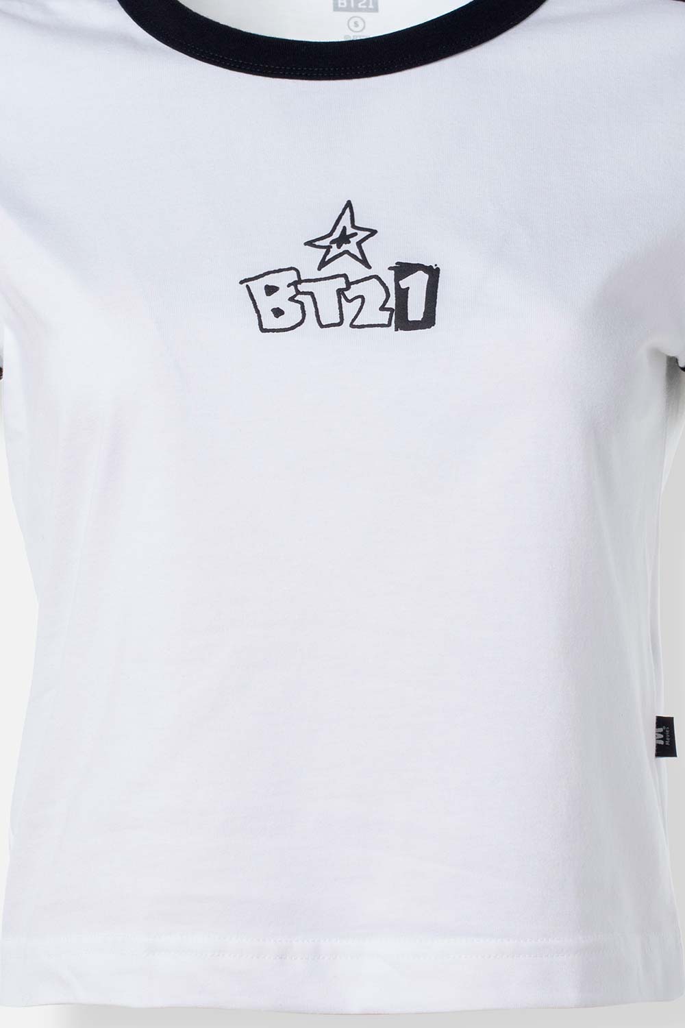 CAMISETA DE BT21 CROP TOP FIT PARA MUJER