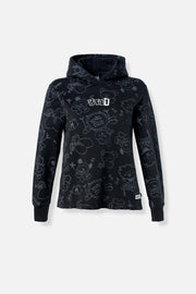 BUZO DE BT21 REGULAR FIT CON CAPUCHA PARA MUJER