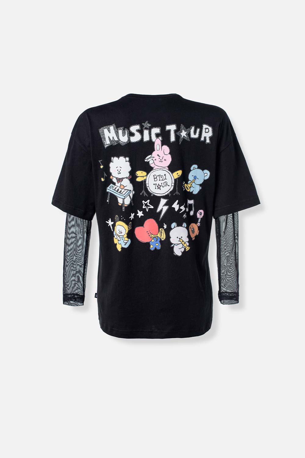 CAMISETA DE BT21 RELAX FIT PARA MUJER