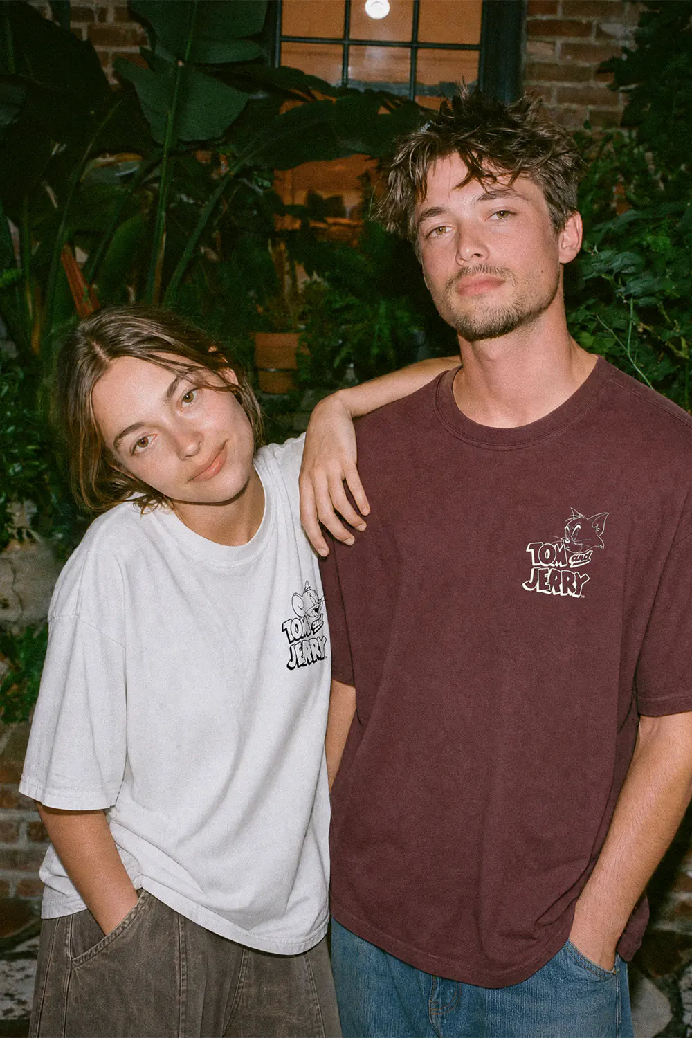 CAMISETA DE TOM Y JERRY REGULAR FIT PARA HOMBRE