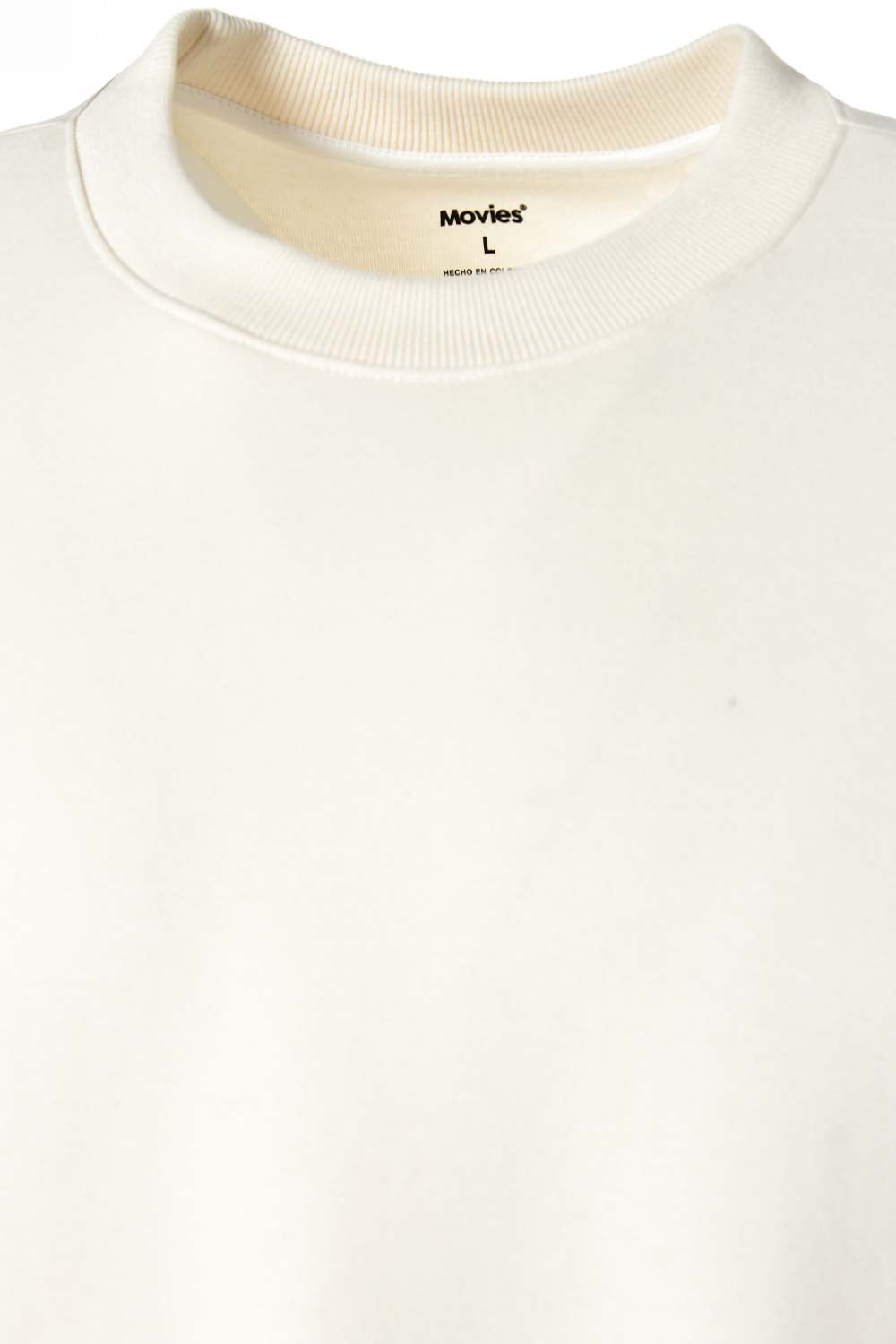 CAMISETA DE MOVIES OVERSIZED FIT MARFIL PARA HOMBRE