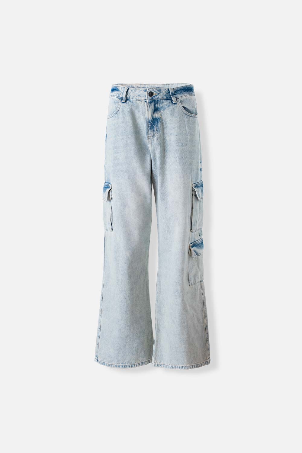 JEAN DE MOVIES CON BOLSILLOS LATERALES PARA MUJER