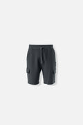 BERMUDA DE MOVIES CON BOLSILLOS GRIS GRAFITO PARA HOMBRE