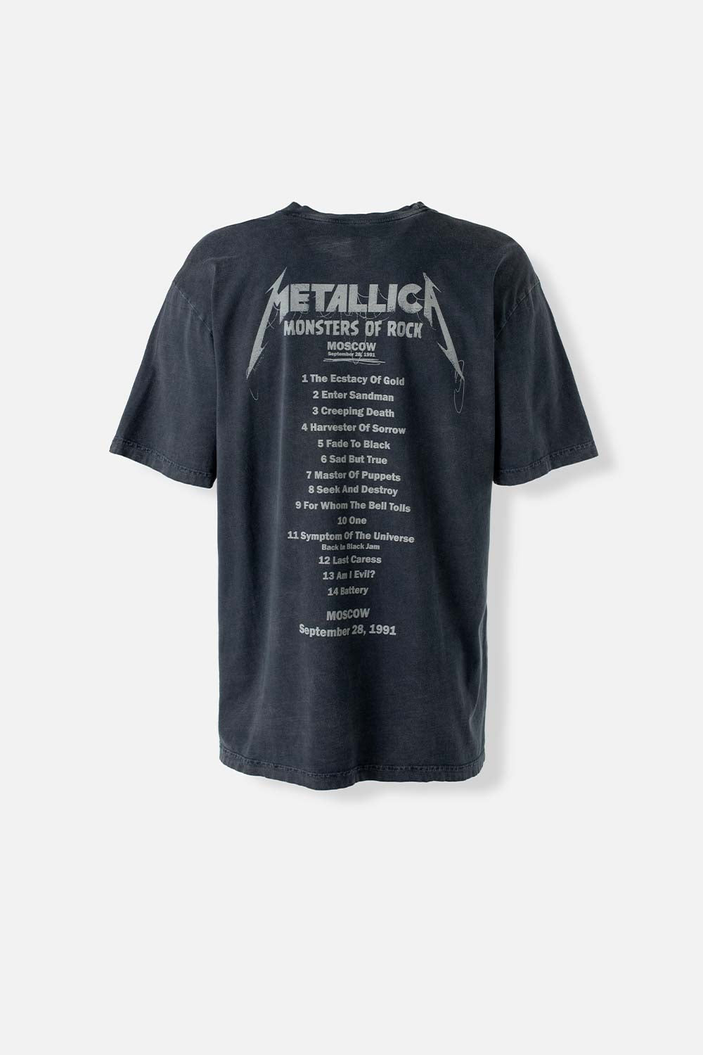 CAMISETA DE METALLICA REGULAR FIT PARA HOMBRE