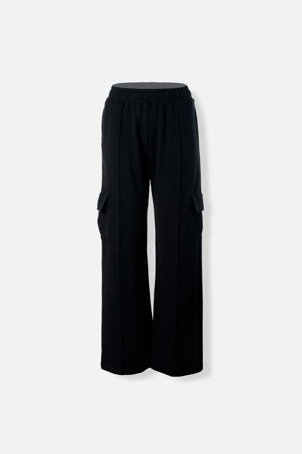 JOGGER DE MOVIES TIPO CARGO NEGRO PARA MUJER