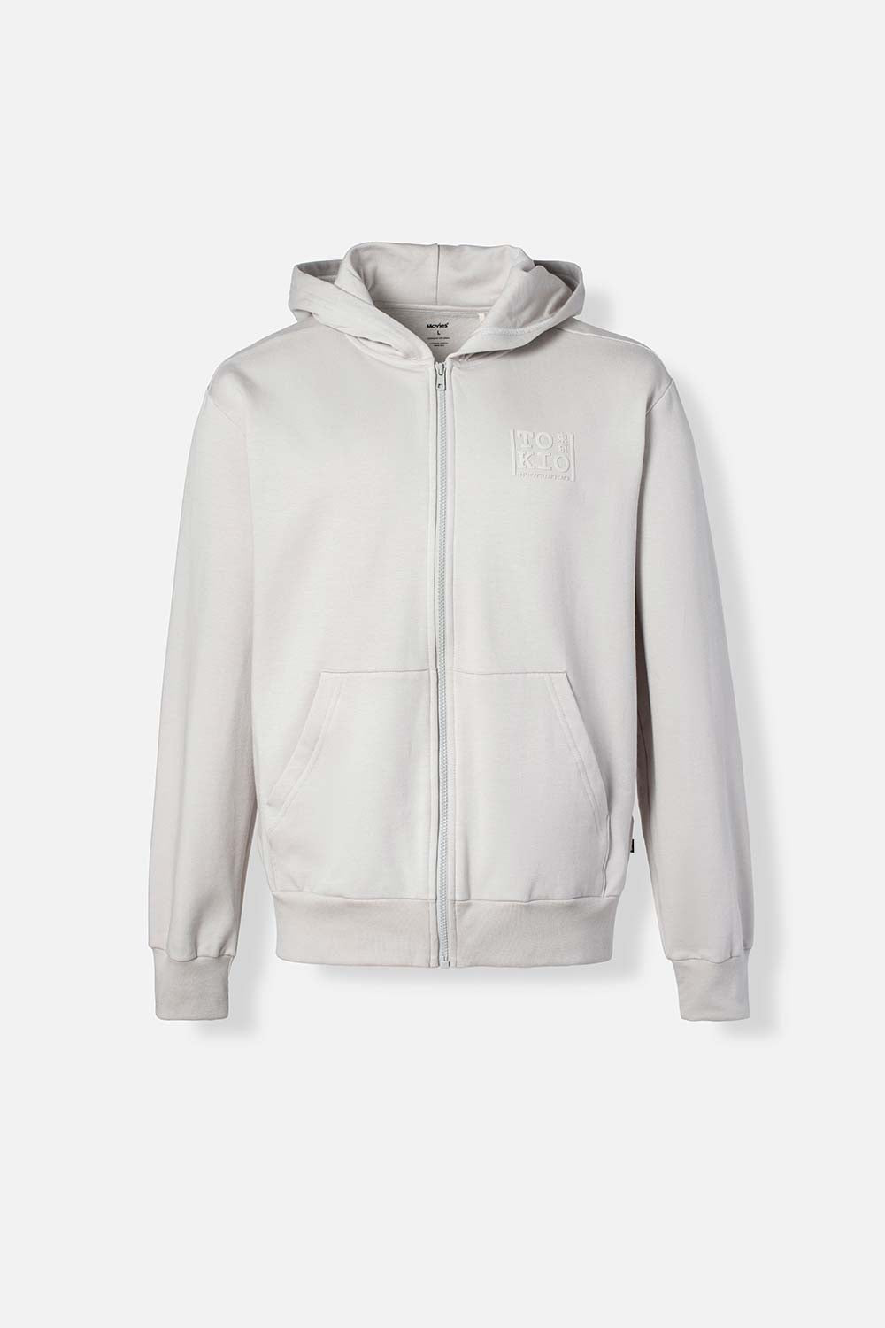 BUZO DE MOVIES GRIS CON CAPUCHA PARA HOMBRE