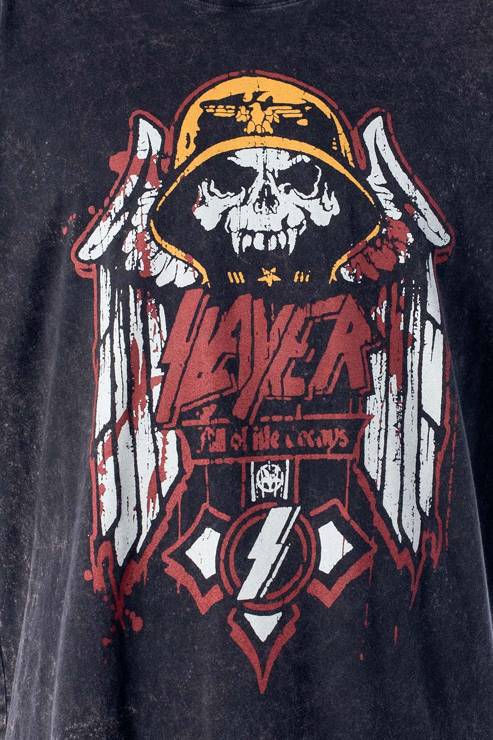 CAMISETA DE SLAYER REGULAR FIT PARA HOMBRE ( NO ENCENDER)