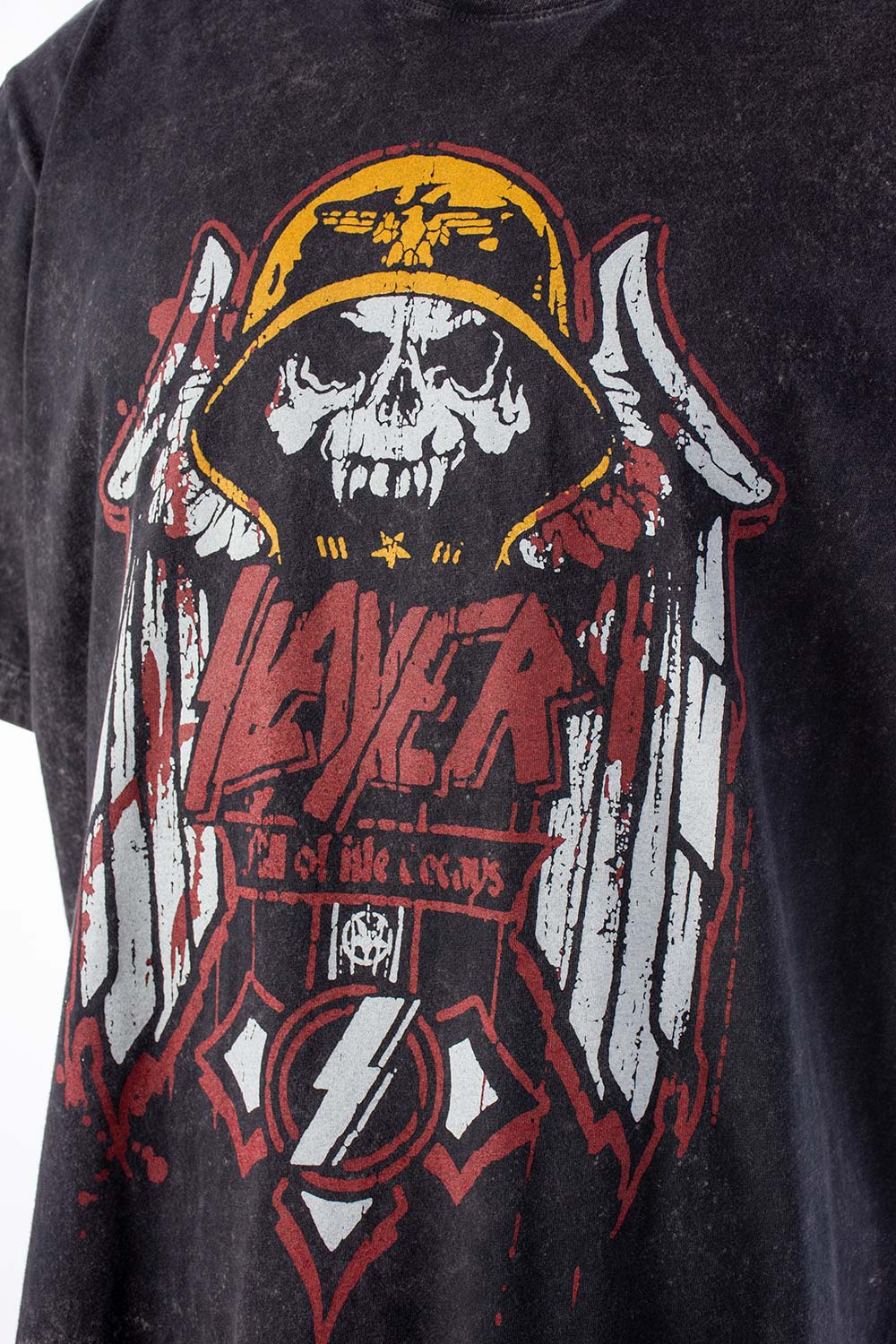CAMISETA DE SLAYER REGULAR FIT PARA HOMBRE ( NO ENCENDER)