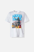CAMISETA DE MOVIES CUELLO REDONDO BLANCA PARA HOMBRE