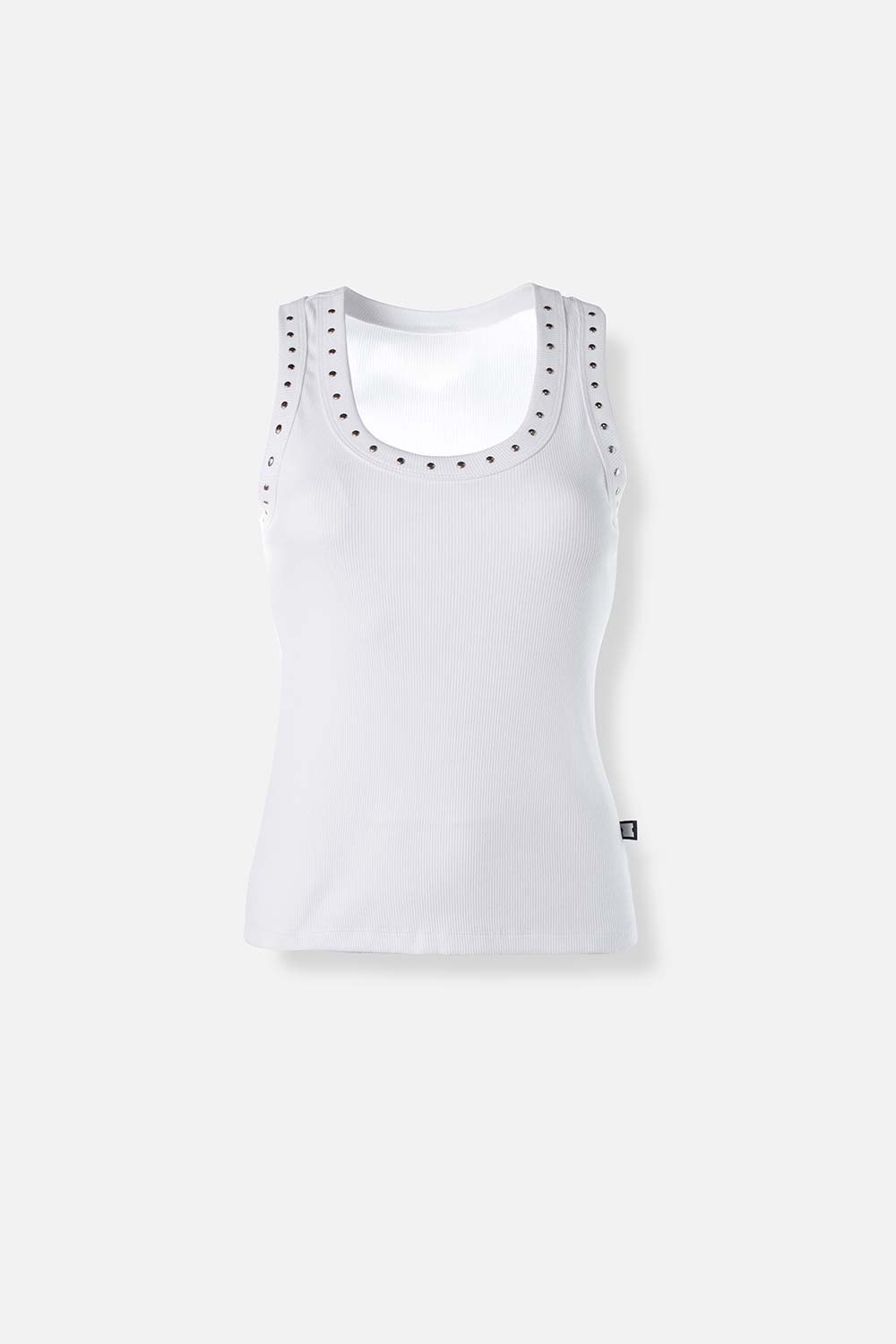 CAMISETA DE MOVIES BLANCA SLIM FIT PARA MUJER