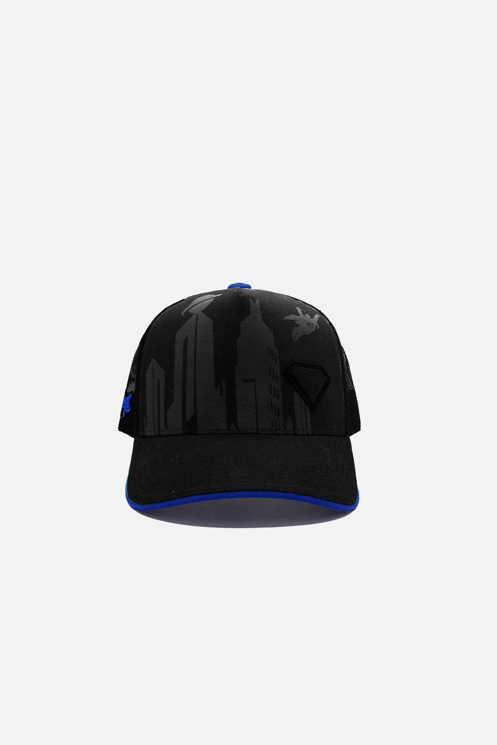 GORRAS CURVA DE SUPERMAN NEGRA GÉNERO NEUTRO