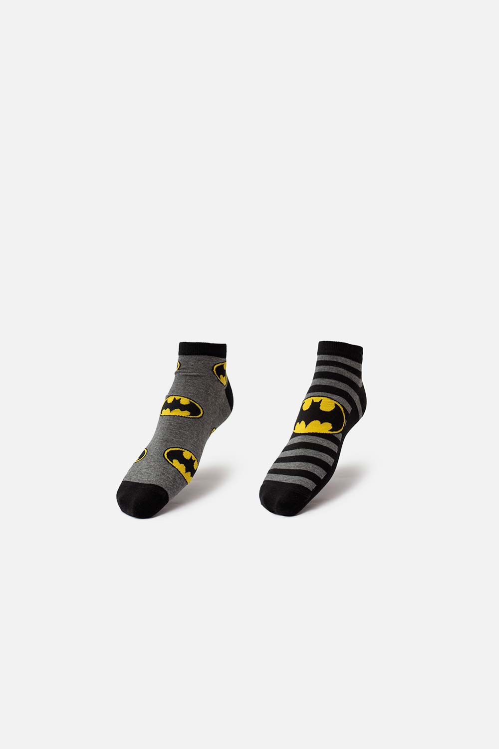 PACK X2 MEDIAS TOBILLERAS DE BATMAN PARA HOMBRE