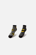 PACK X2 MEDIAS TOBILLERAS DE BATMAN PARA HOMBRE