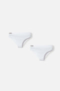 PACK X2 PANTIES DE MOVIES BLANCO PARA MUJER