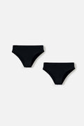 PACK X2 PANTIES DE MOVIES NEGRO PARA MUJER